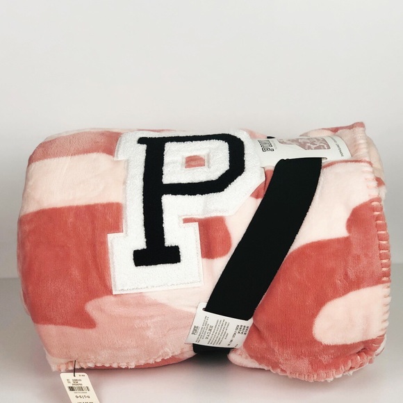 Victoria's Secret Pink Embroidery Flannel Bedding Set ...